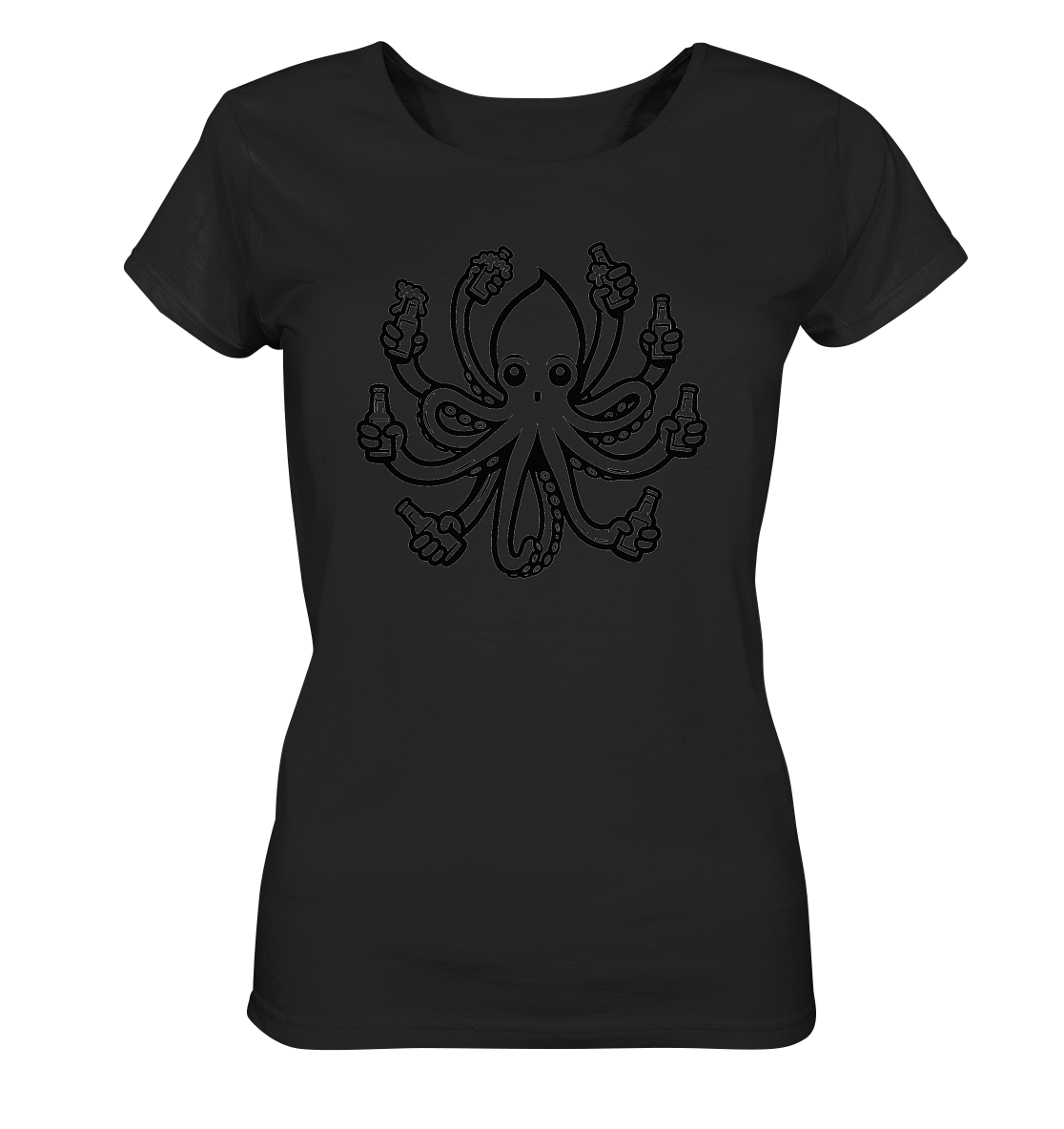Achtarmig einen reingeorgelt - Ladies Organic Basic Shirt