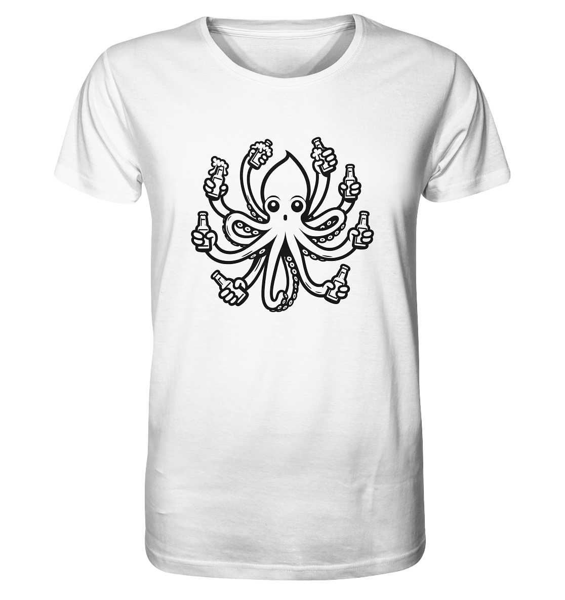 Achtarmig einen reingeorgelt - Organic Basic Shirt